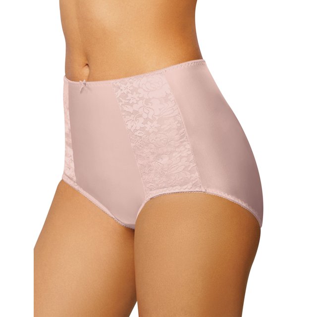 Bali Womens Double Support Brief, 7, Gloss