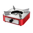 thumbnail image 1 of Almencla Compact Alcohol Stove Lightweight Burner Furnace Windproof chen Equipment for Red Stainless Steel, 1 of 7