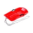 thumbnail image 4 of Siruishop Traîneau de Neige Robuste avec Corde de Traction Multifonction avec Frein Traîneau de Descente Rouge, 4 of 8