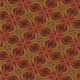 thumbnail image 1 of Ahgly Company Machine Washable Indoor Square Transitional Saffron Red Area Rugs, 4' Square, 1 of 7