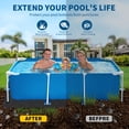 thumbnail image 4 of Garvee Liner Life Rectangle 12' x 20' Rectangle Pool Liner Pad, Polyester Geotextile for Above Ground Pools, 4 of 8