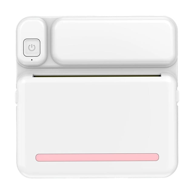 C19 Mini Pocket Printer, Inkless Thermal Technology, Bluetooth Portable Device, Includes Paper Roll, Rechargeable for Stickers Notes Labels On-The-Go