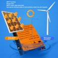 thumbnail image 4 of Wind Turbine Controller, 300W To 1000W 12V 24V Wind Turbine  Controller MPPT  for Power Generation System, 4 of 8