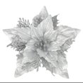 thumbnail image 1 of 5PCS Big sharp corner Christmas plus flower surround plastic three-dimensional artificial flower Decoration Ornaments, 1 of 24