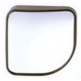 thumbnail image 2 of CIPA USA Miroir Extérieur 49404 Hot Spot; Miroir Aveugle; Simple; Noir; Manuel; Coin Adhésif 2 Pouces x 2 Pouces; Fond Arrondi, 2 of 5