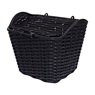 Panier de Vélo Multi-Usage avec Couvercle Guidon Électrique Suspendu