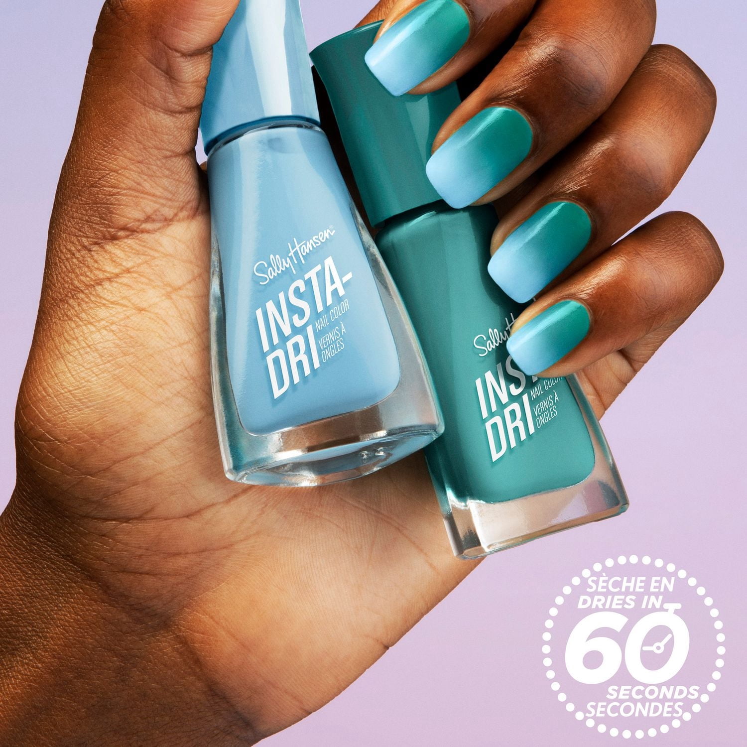 Insta-Dri® Nail Polish, 3-in-1 formula with built-in base and top coat. 1 Stroke