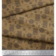 thumbnail image 3 of Soimoi Rayon Crepe Fabric Stripe & Paisley Printed Fabric 1 Yard 46 Inch Wide, 3 of 3