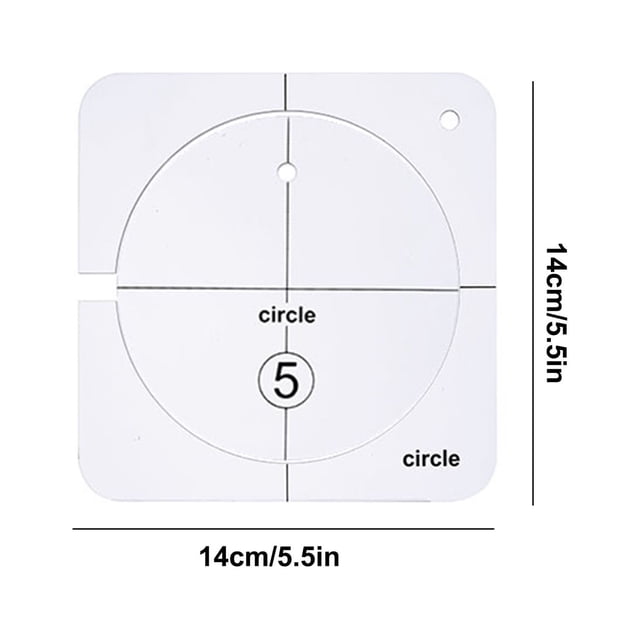 Kyusrd Summer All Home Savings!Acrylic DIY Sewing Patchwork Ruler Special shaped Hollow Sewing Kit Patchwork Template