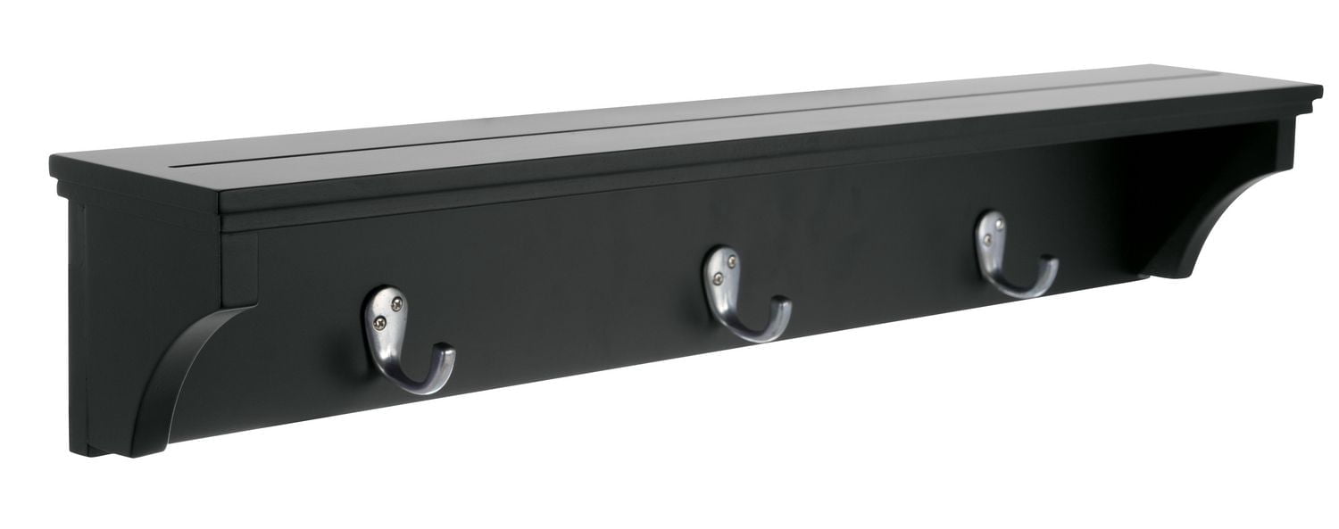 kieragrace Finley Wall Shelf, 3 Hooks