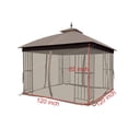 thumbnail image 2 of ​APEX GARDEN 10' x 10' Mosquito Netting for Gazebo Replacement, 2 of 4
