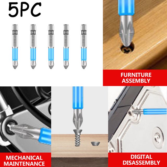 Yhmxh Home and Kitchen,Tools Magnetic Non-Slip Drill Bit Non-Slip Screwdriver Bit Elastic Screw Tool Screw Bit