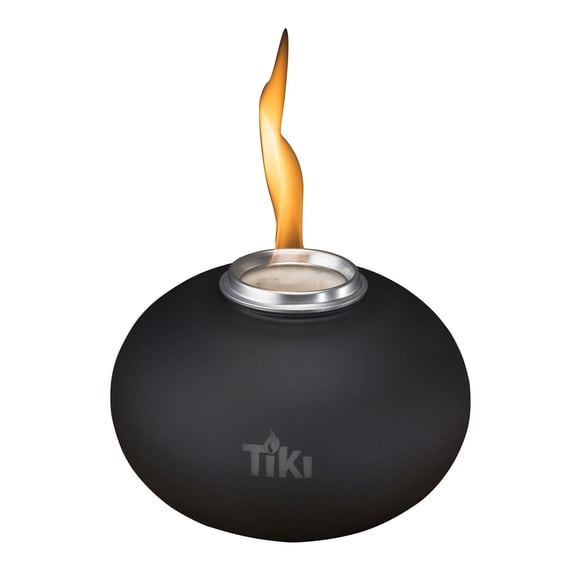 TIKI Clean Burn Glass Pearl of the Sea Table Torch Firepiece