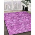 thumbnail image 3 of Ahgly Tapis Rectangulaire Lavable en Machine Intérieur Transitionnel Violet Violet, 2 Pieds x 4 Pieds, 3 of 7