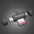 thumbnail image 3 of Adaptateur Micro USB OTG vers USB 2.0 Lecteur de Carte SD/Micro SD Mâle avec USB standard T6C8, 3 of 6