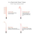 thumbnail image 3 of JFBUJC High Frequency Facial Machine -Portable Handheld Neon High Frequency Face Wand -Light Therapy Facial Skin Tightening Machine Device with 4 Different Tubes, 3 of 5