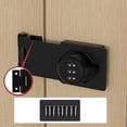 thumbnail image 1 of Keyless Password Cabinet Lock for Cupboard Fridge Drawer, 1000 Combinations Anti-Rust Alloy Cam Lock, No-Drill Installation Security Lockbox, 1 of 8