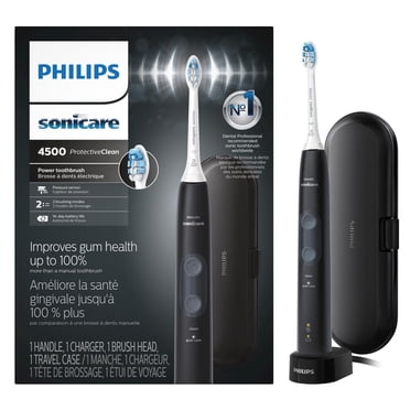 Philips Sonicare ProtectiveClean 4500 Gum Health Rechargeable Electric Toothbrush, HX6827, White