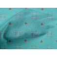 thumbnail image 4 of oneOone Cotton Cambric Fabric Check Kasuri Printed Craft Fabric BTY 56 Inch Wide, 4 of 4