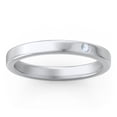 thumbnail image 3 of Stackable Birthstone Ring with Engraving - Aquamarine (March), 3 of 7