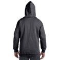 thumbnail image 2 of Hanes Ultimate Cotton Adult Fleece Full-Zip Hoodie , M, Dark Chocolate, 2 of 3