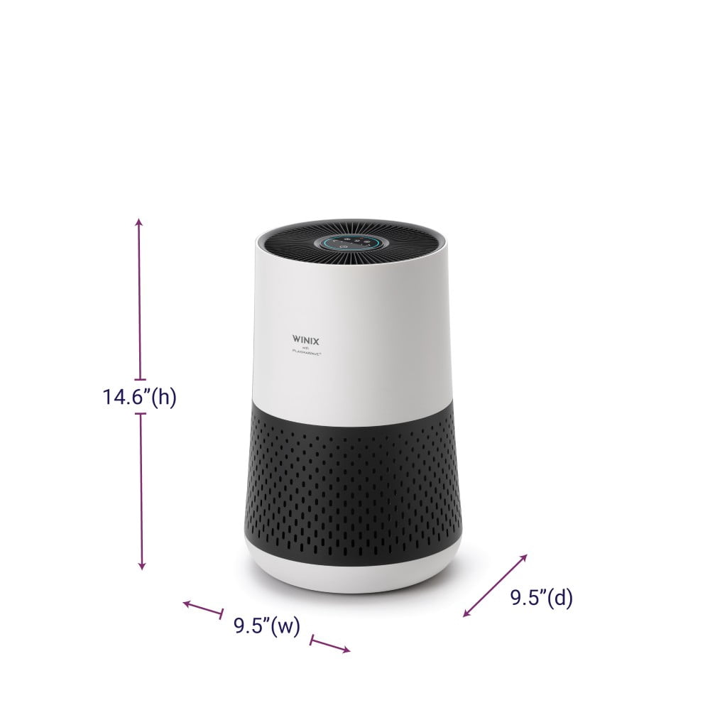 Purificateur d'air Winix A231 pour chambre à coucher jusqu'à 1181 pi² en 1 heure avec moniteur de qualité de l'air, True HEPA, filtre à charbon et mode automatique, capture les allergies aux animaux,