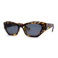 thumbnail image 3 of Womens Mod Thick Plastic Chunky Cat Eye Sunglasses Tortoise Black, 3 of 4
