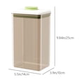thumbnail image 3 of Apmemiss Clearance Push-Button Airtight Container Plastic Food Storage Canister Dry Food Dispenser Jar Grain Storage Bin, 3 of 9