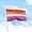 I #0, variant on Vaidha Flag Flag Progress LGBT Flags 3x5 Outdoor Bisexual All Inlcusive Flag Heavy Duty Polyester Flags Deco Bisexual Lesbians