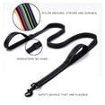 thumbnail image 4 of Padded Double Handle Dog Leash Heavy Duty 5ft 6ft Long Reflective Training Leash  for Medium to Large Dogs (25 ~ 120lbs), 4 of 16