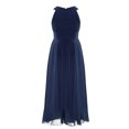 thumbnail image 2 of AAMILIFE Robe Fille Brodée Fleur Formelle Fête Robe de Bal Bal Princesse Demoiselle d'Honneur Robe de Mariage, 2 of 4