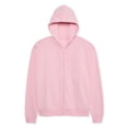 thumbnail image 1 of No Boundaries Women's Oversized Full Zip Hoodie, 1 of 1