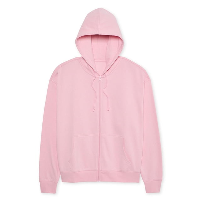 No Boundaries Women's Oversized Full Zip Hoodie