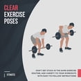 thumbnail image 4 of FitMate Barbell Workout Exercise Poster - Workout Routine with Free Weights, Home Gym Decor, Room Guide (16.5 x 25 Inch), 4 of 5