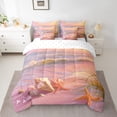 thumbnail image 2 of YST Summer Beach Bedding Comforter Set, 7-Piece, Sea Marine Ocean Wave, Full, 2 of 6