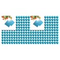 thumbnail image 4 of QualitChoice 100pcs Square Aluminum Foil Wrappers Colorful Package Candy Chocolate Lollipops sky blue 2Set, 4 of 5