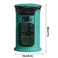 thumbnail image 3 of Iumwxz Small Household Cooler Multi-functional Mini Office Desktop Humidifier USB Portable Conditioning Fan Colorful Night Light Low Noise Wide Grid 1 Pack Green, 3 of 9