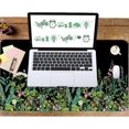 thumbnail image 5 of Extended Gaming Mouse Pad(35.4x15.7 in), Large Desk Pad Laptop Computer Keyboard Mat Waterproof Desk Decor Writing Pad for Work, Game, Office, Home - Black Flower, 5 of 5