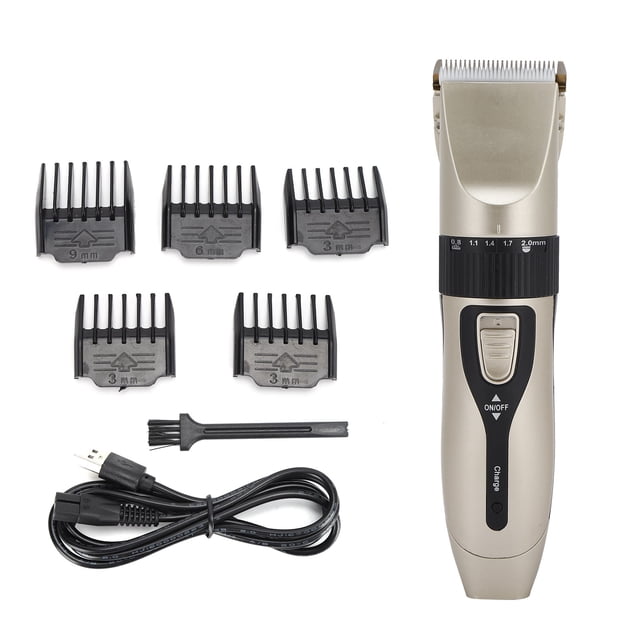 Pet Clipper, Electric Clipper Pet Shaver Accurate Motor With Five Sizes Shaving Kit For Shave Pets