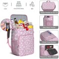 thumbnail image 3 of Butterfly Print Backpack Cooler – Leakproof Insulated Cooler Bag with Colorful Floral and Tropical Design, Waterproof Lunch Backpack for Travel & Picnics, 3 of 5