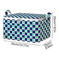 thumbnail image 3 of TopLLC Storage Bins Sac de Rangement en Tissu Oxford pour Vêtements Sac de Rangement pour Chambre Finition Couette Sac de Rangement Résistant Sacs de Rangement, 3 of 3