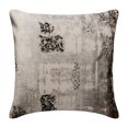 thumbnail image 1 of Euro Sham Pillow, Decorative Silver 26"x26" (65x65 cm) Euro Pillow Sham, Velvet Grudge & Sequins Euro Sham Covers, Abstract Pattern, Modern Style - Grudgingly Silver, 1 of 3