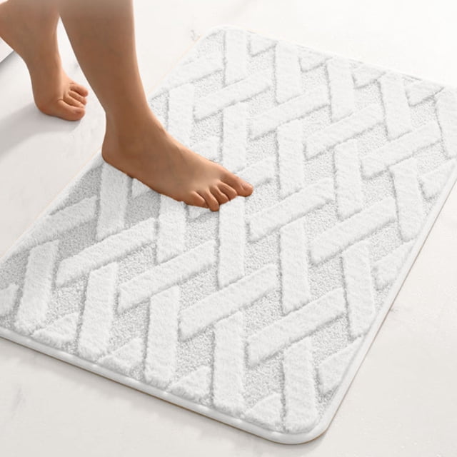 Bathroom Water Absorbing Door Mat, Lightweight Golden Turtle Velvet Rug, Machine Washable, Soft, Super Absorbent, Non-slip, 40x60cm For Home