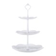 thumbnail image 2 of Agiferg 3-Tier Cupcake Stand Cake Dessert Wedding Event Party Display Tower Plate Round, 2 of 2