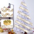 thumbnail image 3 of Wired Sheer Glitter Ribbon for Festive Christmas Tree Ornaments and Party Hanging Decorations, 3 of 3