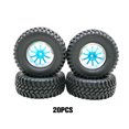 thumbnail image 2 of Wweixi 20piece Rubber Sponge Tire Diverse Options For RC Car Wheel Sponge Tire Parts Of Remote Control Car Easy To Install blue 1Set, 2 of 6