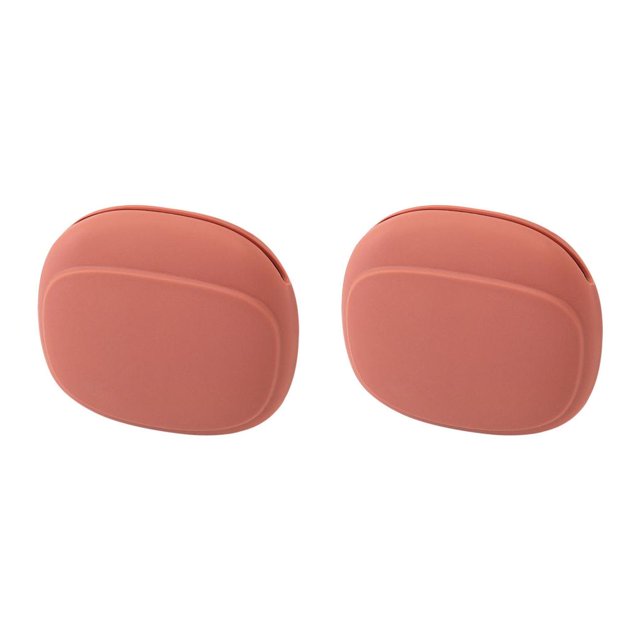 QualitChoice Earphone Storage Box Holder Mobile Phone Cable Carrying Case Reusable Pocket Container Headphone Bag U Disk Organizer Red 2Set