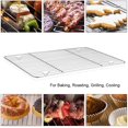 thumbnail image 4 of GFDYREE Cooling Rack Pack of 2, Stainless Steel Baking Racks for Baking Roasting Grilling Drying, Rectangle 15.3''x11.25''x0.6'', Oven & Dishwasher Safe, 4 of 7
