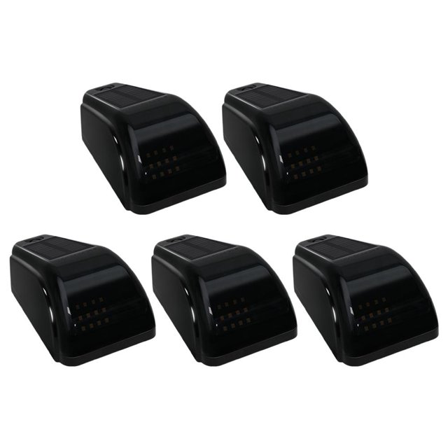 5PCS Solar Powered CabRoof Running Light Car Marker Lights Solar Charging L M5F8