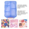 thumbnail image 3 of Travel Pill Organizer, 10 Compartments Pill Case Compact And Portable Pill Box Dispenser For Purse Vitamin Fish Oil Compartments Container Medicine Box, 3 of 8